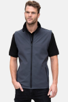 Softshell Weste Nario, gerade geschnitten, Farbe: grau, Größe: 3XL