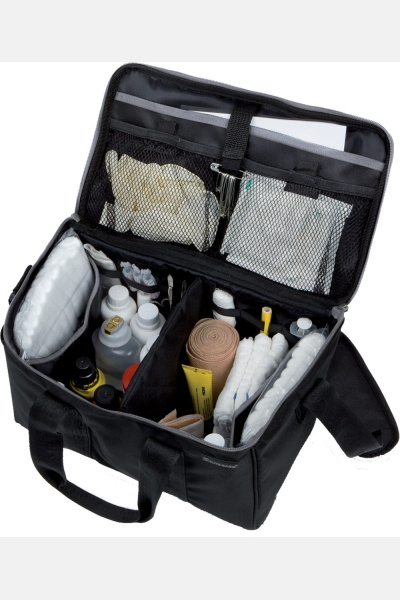 Multifunktions-Pflegetasche Payden, schwarz mit Druck...