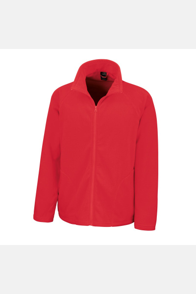 Unisex Fleecejacke Noe, Farbe: rot, Größe: M