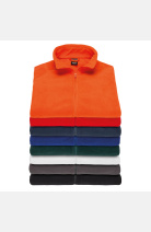 Unisex Fleecejacke Noe, Farbe: orange, Größe: S