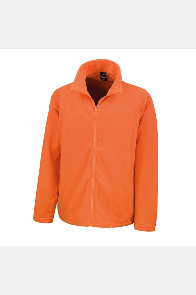 Unisex Fleecejacke Noe, Farbe: orange, Größe: L