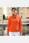 Unisex Fleecejacke Noe, Farbe: orange, Größe: L