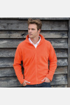Unisex Fleecejacke Noe, Farbe: orange, Größe: L