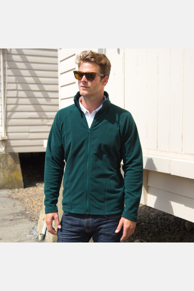 Unisex Fleecejacke Noe, Farbe: dunkelgrün,...
