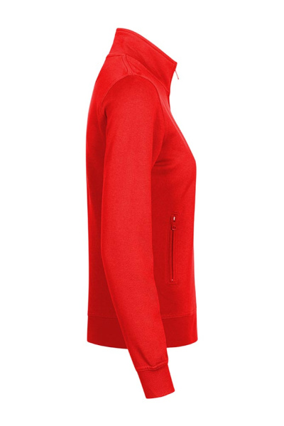 Sweatjacke Vandina, tailliert geschnitten, tailliert geschnitten, Farbe: rot, Größe: M