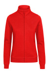 Sweatjacke Vandina, tailliert geschnitten, tailliert geschnitten, Farbe: rot, Größe: M