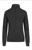 Sweatjacke Antonia, tailliert geschnitten, tailliert geschnitten, Farbe: anthrazit, Größe: S