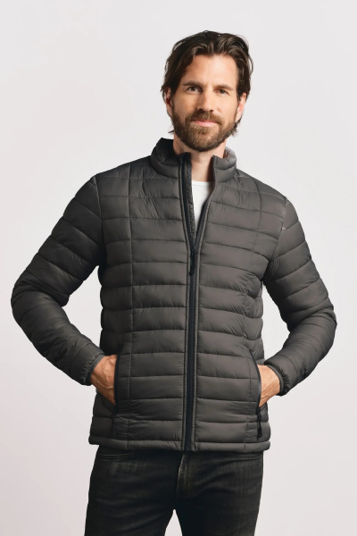 Men’s Padded Jacket charcoal Größe L