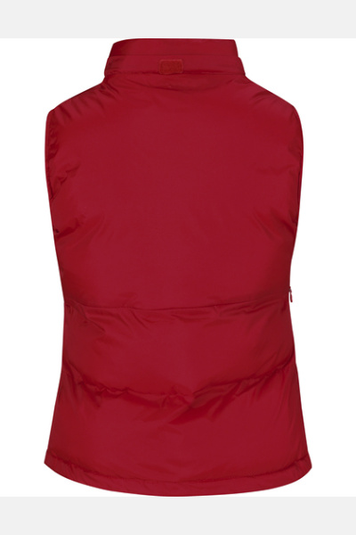 Weste  Feyla, tailliert geschnitten, Farbe: rot, Größe: S