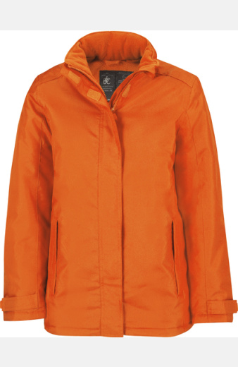 Jacke Jacklin, tailliert geschnitten, Farbe: orange, Größe: XS