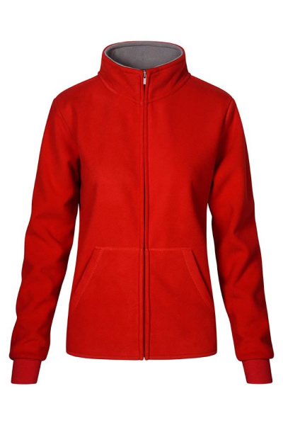 Gerade Fleecejacke Nadim, gerade geschnitten, Farbe: rot,...