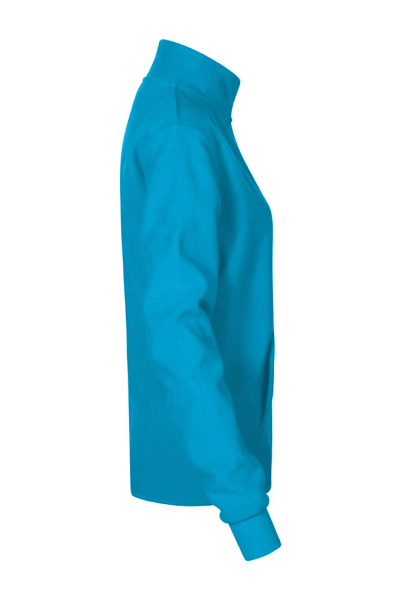 Tailliert Fleecejacke Nadja, tailliert geschnitten, Farbe: türkis, Größe: L