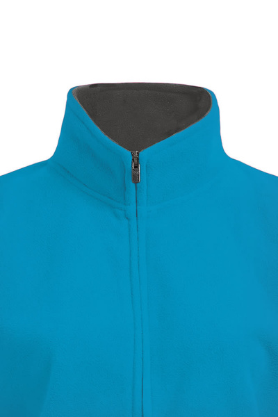 Tailliert Fleecejacke Nadja, tailliert geschnitten, Farbe: türkis, Größe: L