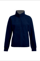 Tailliert Fleecejacke Nadja , tailliert geschnitten, Farbe: navy, Größe: XS