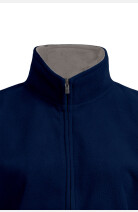 Tailliert Fleecejacke Nadja , tailliert geschnitten, Farbe: navy, Größe: XS