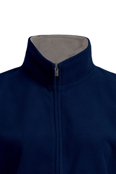 Tailliert Fleecejacke Nadja, tailliert geschnitten, Farbe: navy, Größe: L