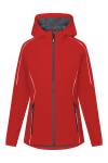 Leichte Softshelljacke Ulrike, tailliert geschnitten, Farbe: rot, Größe: 3XL
