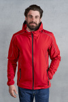 Leichte Softshelljacke Ulli, gerade geschnitten, Farbe: rot, Größe: XXL