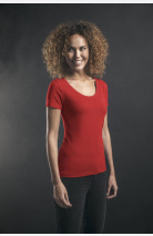 T-Shirt Zeyra, tailliert geschnitten, Farbe: rot, Größe: M