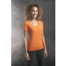 T-Shirt Kiana, tailliert geschnitten, Farbe: orange, Gr&ouml;&szlig;e: M