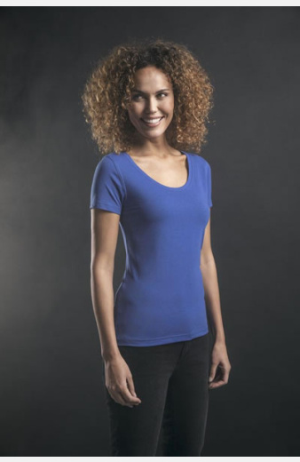 T-Shirt Zeyra, tailliert geschnitten, Farbe: royal,...