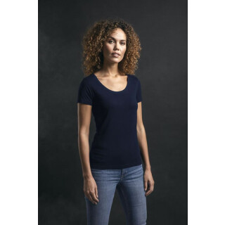 T-Shirt Kiana, tailliert geschnitten, Farbe: navy, Größe: XL