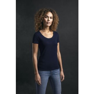 T-Shirt Kiana, tailliert geschnitten, Farbe: navy, Größe: XXL