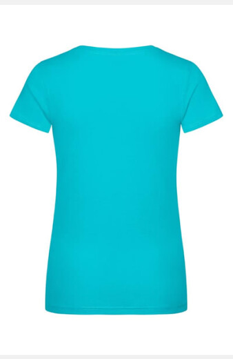 T-Shirt Zeyra, tailliert geschnitten, Farbe: türkis, Größe: L