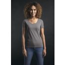 T-Shirt Kiana, tailliert geschnitten, Farbe: grau,...