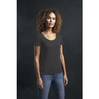 T-Shirt Kiana, tailliert geschnitten, Farbe: anthrazit, Größe: M