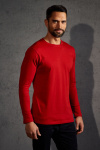 Langarmshirt  Kyran, Farbe: rot, Größe: L