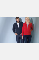 Sweatshirtjacke Valentina, tailliert geschnitten, Farbe: rot, Größe: S