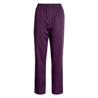 Unisex Schlupfhose Avery Schrittlänge 75 cm, Schrittlänge 93 cm, ungesäumt geschnitten, Farbe: bordeaux, Größe: xl