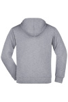 Kapuzenjacke Serino, gerade geschnitten, Farbe: grau-meliert, Größe: XL