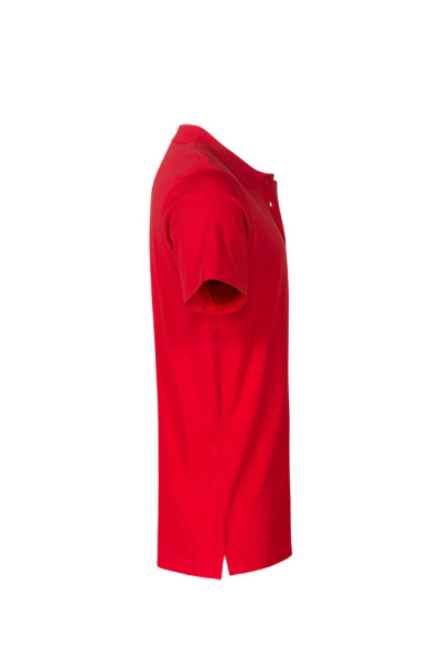 Jersey Polo Edran, gerade geschnitten, Farbe: rot, Größe: M