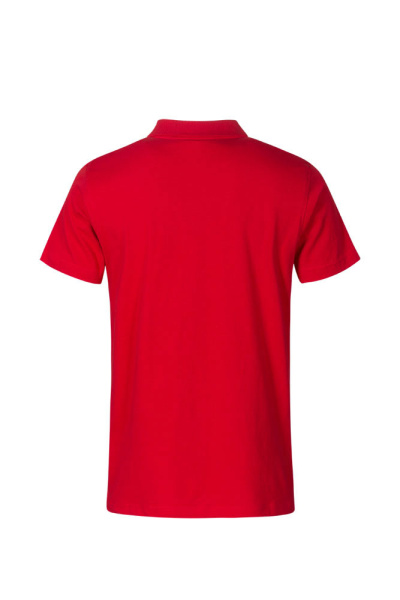 Jersey Polo Edran, gerade geschnitten, Farbe: rot, Größe: 3XL