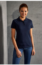 Jersey Polo Edria, tailliert geschnitten, Farbe: navy, Größe: S