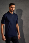 Jersey Polo Edran, gerade geschnitten, Farbe: navy, Größe: XXL