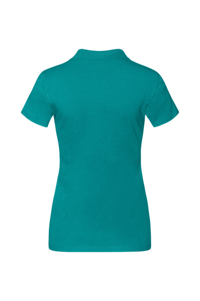 Jersey Polo Edria, tailliert geschnitten, Farbe: türkis, Größe: 3XL