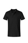 Jersey Polo Edran, gerade geschnitten, Farbe: schwarz, Größe: M