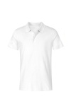 Jersey Polo Edran, gerade geschnitten, Farbe: weiß, Größe: L