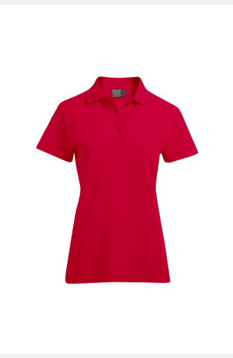 Polo Lyndra, tailliert geschnitten, Farbe: rot, Größe: XS