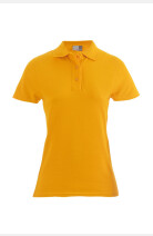 Polo Lyndra, tailliert geschnitten, Farbe: orange, Größe: XS