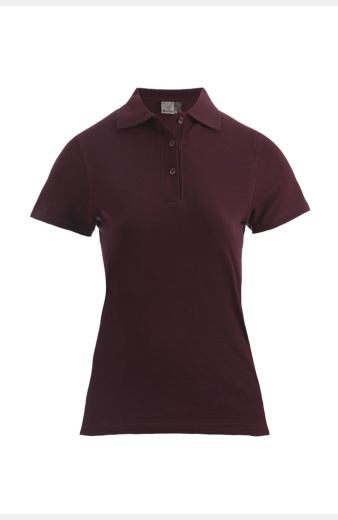 Polo Lyndra, tailliert geschnitten, Farbe: bordeaux, Größe: XS