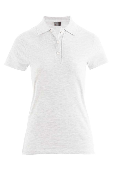 Polo Lyndra, tailliert geschnitten, Farbe: hell grau melliert , Größe: XS