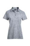Polo Lyndra, tailliert geschnitten, Farbe: grau-meliert, Größe: XL