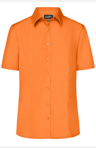 Damen Bluse Thyra, tailliert geschnitten, Farbe: orange, Größe: XS