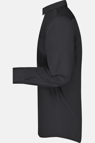 Hemd Fynar, gerade geschnitten, Farbe: schwarz,...