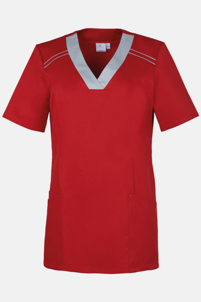 Damen Schlupfkasack Nyvia, Farbe: rot, Größe: XS