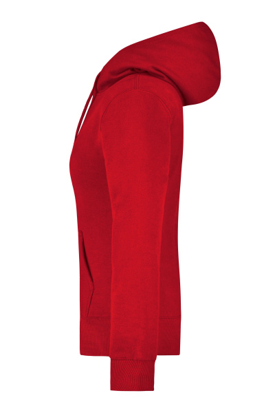 Kapuzenpullover Calya, tailliert geschnitten, Farbe: rot,...